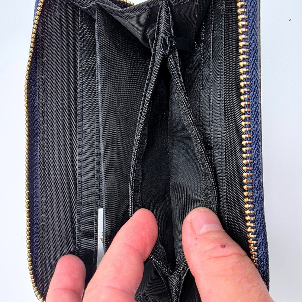 Lisa Parker The Witching Hour Black Cat Gothic Zip Around Wallet Organizer - Picture 5 of 8